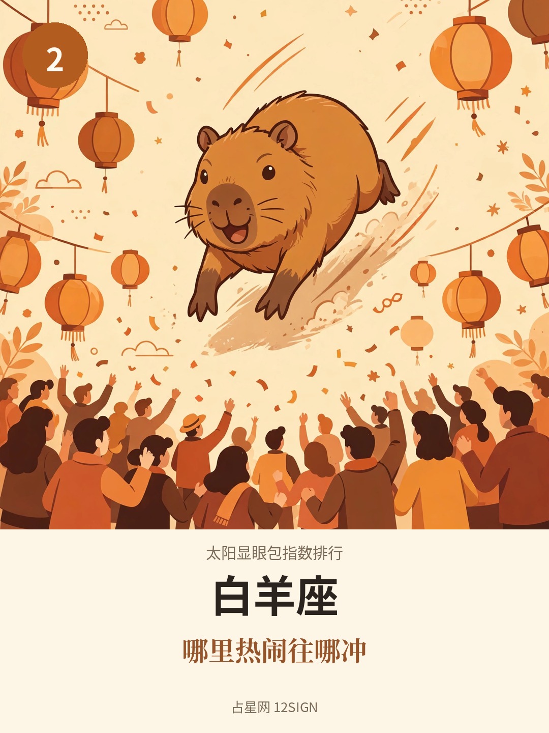 太阳显眼包指数排行 2/12
