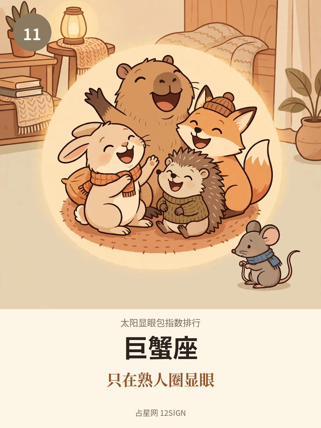 太阳显眼包指数排行 11/12